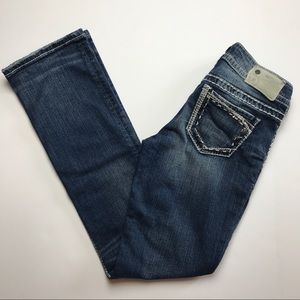 Silver Jeans Co. Suki Stitched Pockets with Gems!